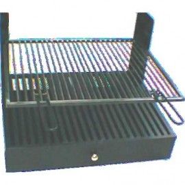 Interior composition barbecue with support to measure
