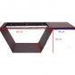 Composizione Mod. Innova 60 cm con supporto trapezoidale