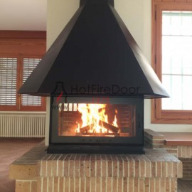 Puerta para chimenea 800x600mm