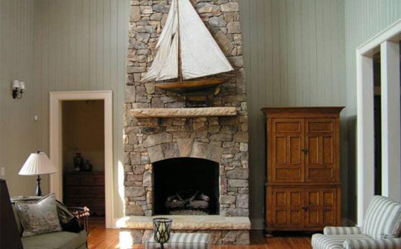 Como hacer facilmente una chimenea de piedra