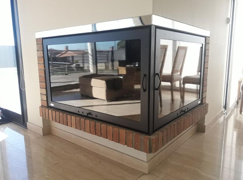 chimenea moderna