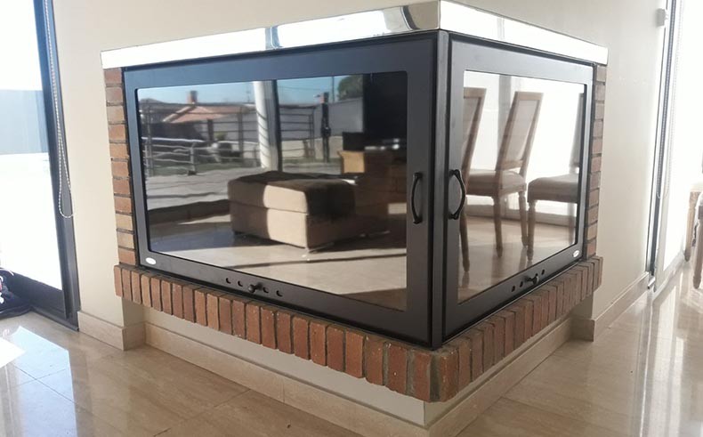 Las chimeneas de obra modernas