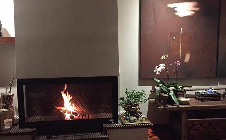 Partes de una chimenea