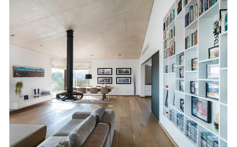 Chimeneas que dividen espacios en decoración