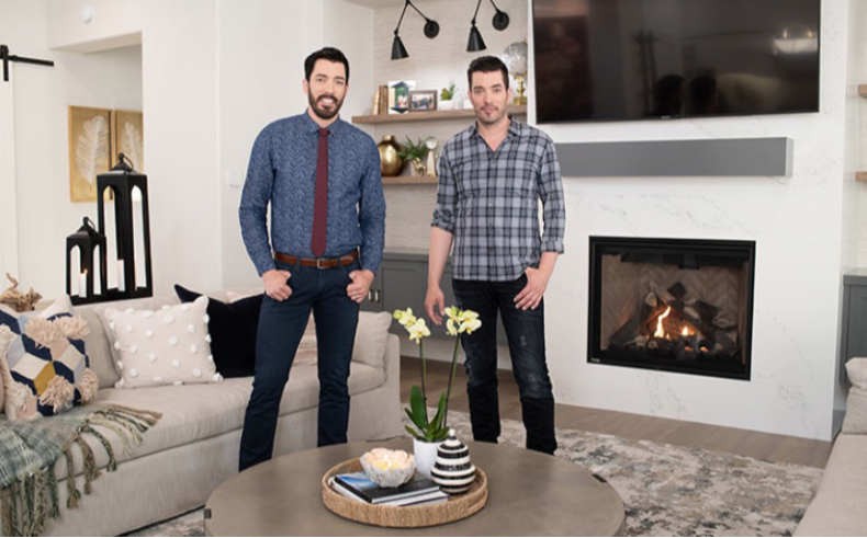 Las chimeneas de los hermanos Scott en sus programas televisivos