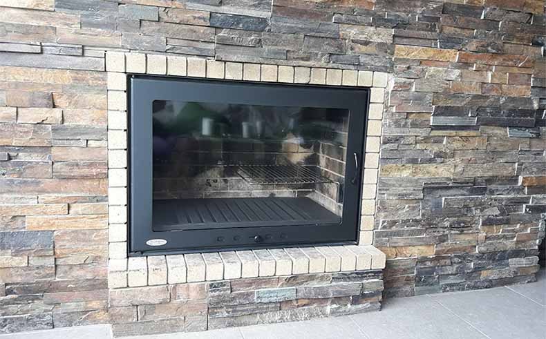 Como hacer fácilmente una chimenea de piedra